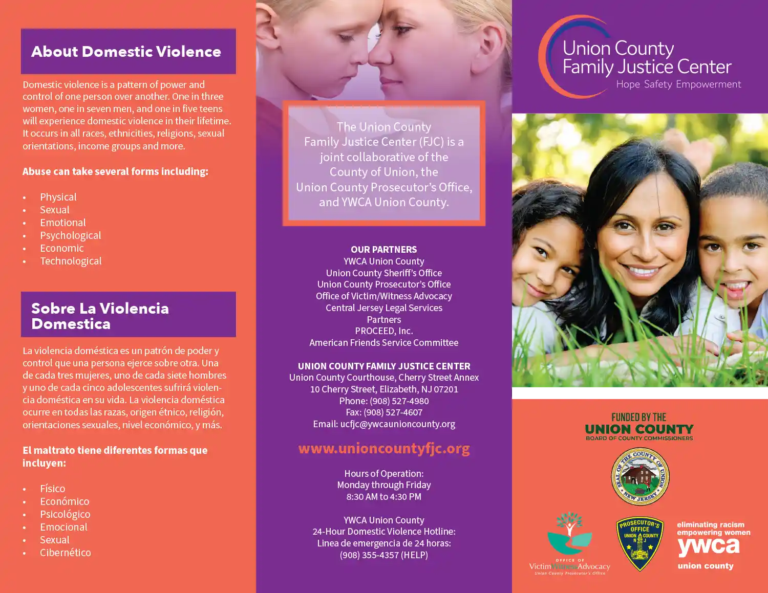Family Justice Center FJC Brochure